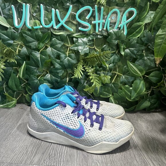 Nike Shoes Mens 7.5 Kobe XI 11 Low Draft Day White/Purple/Blue 836183-154 VGC main image 11